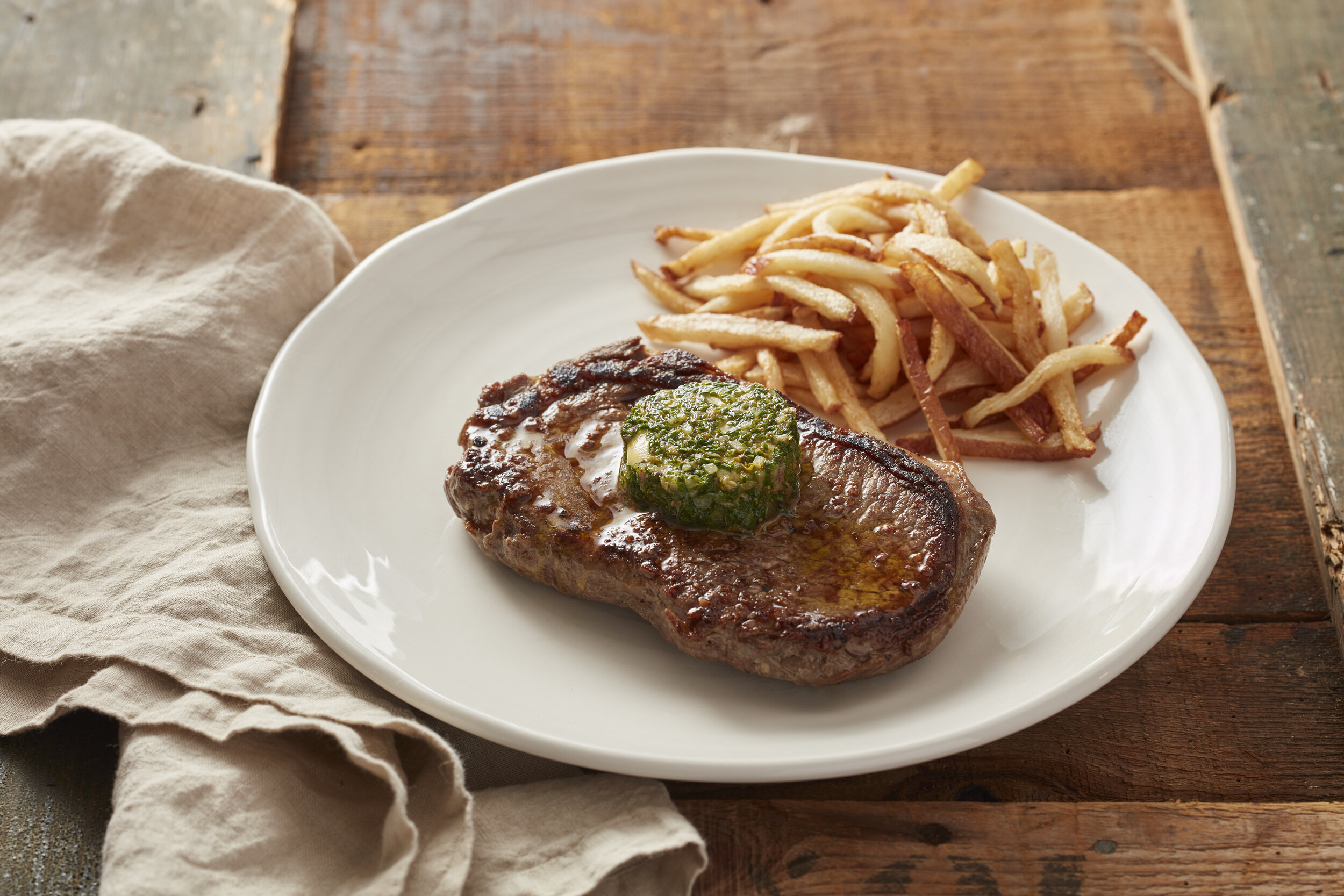 Steak with Cafe De Paris Butter &amp; Frites — Farm to Fork