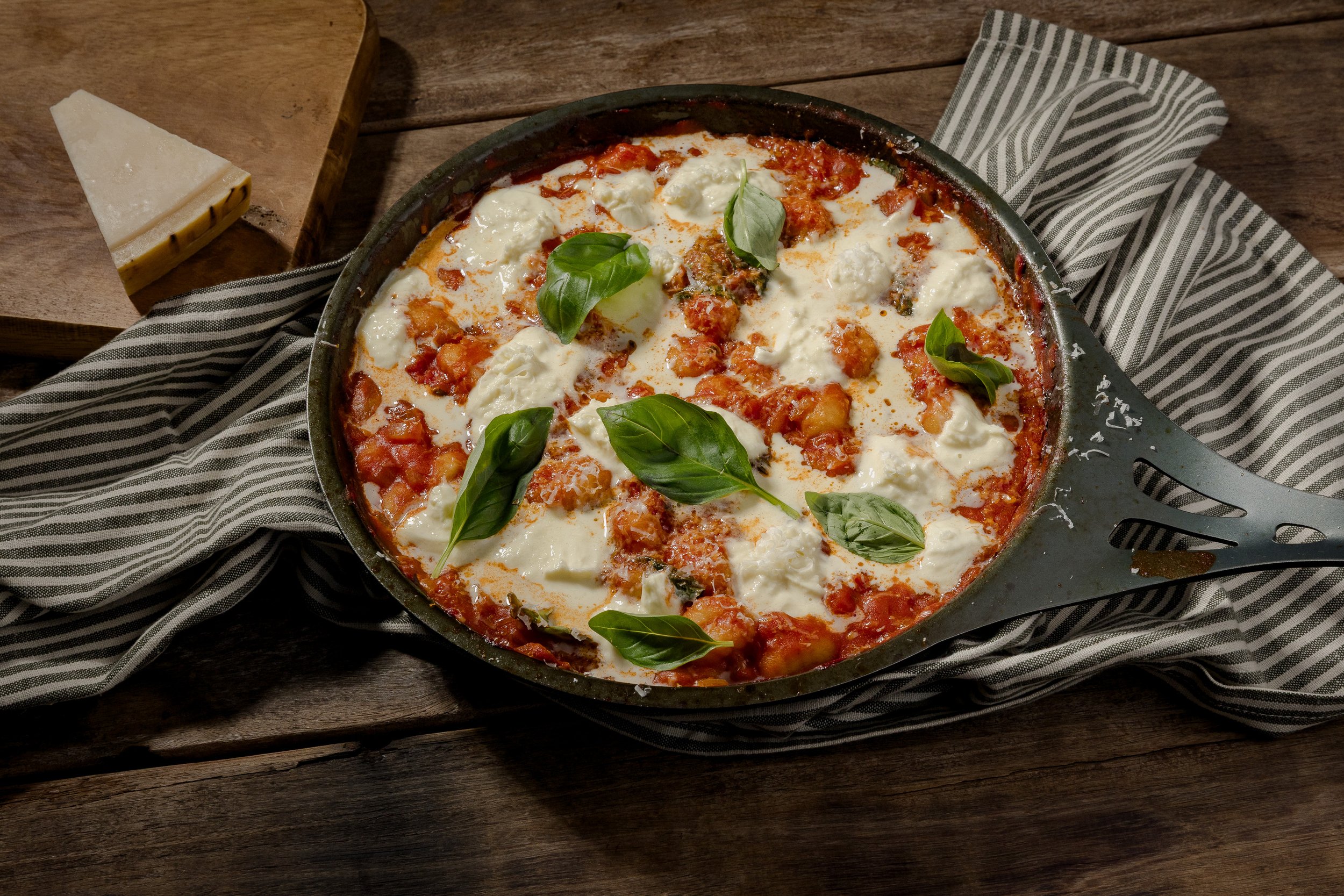 One-Pan Gnocchi with Cheesy Tomato Sauce
