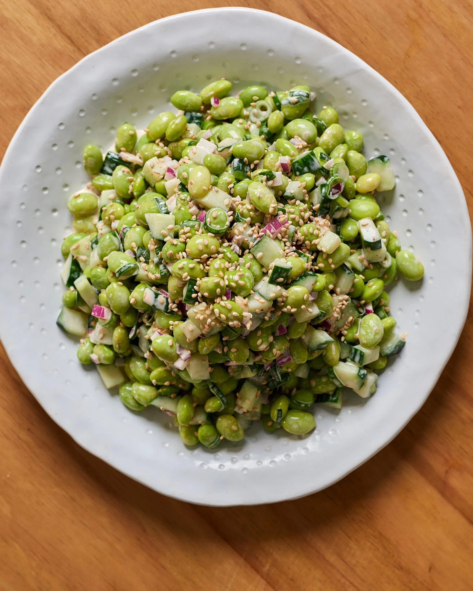 Edamame, Cucumber &amp; Citrus Salad