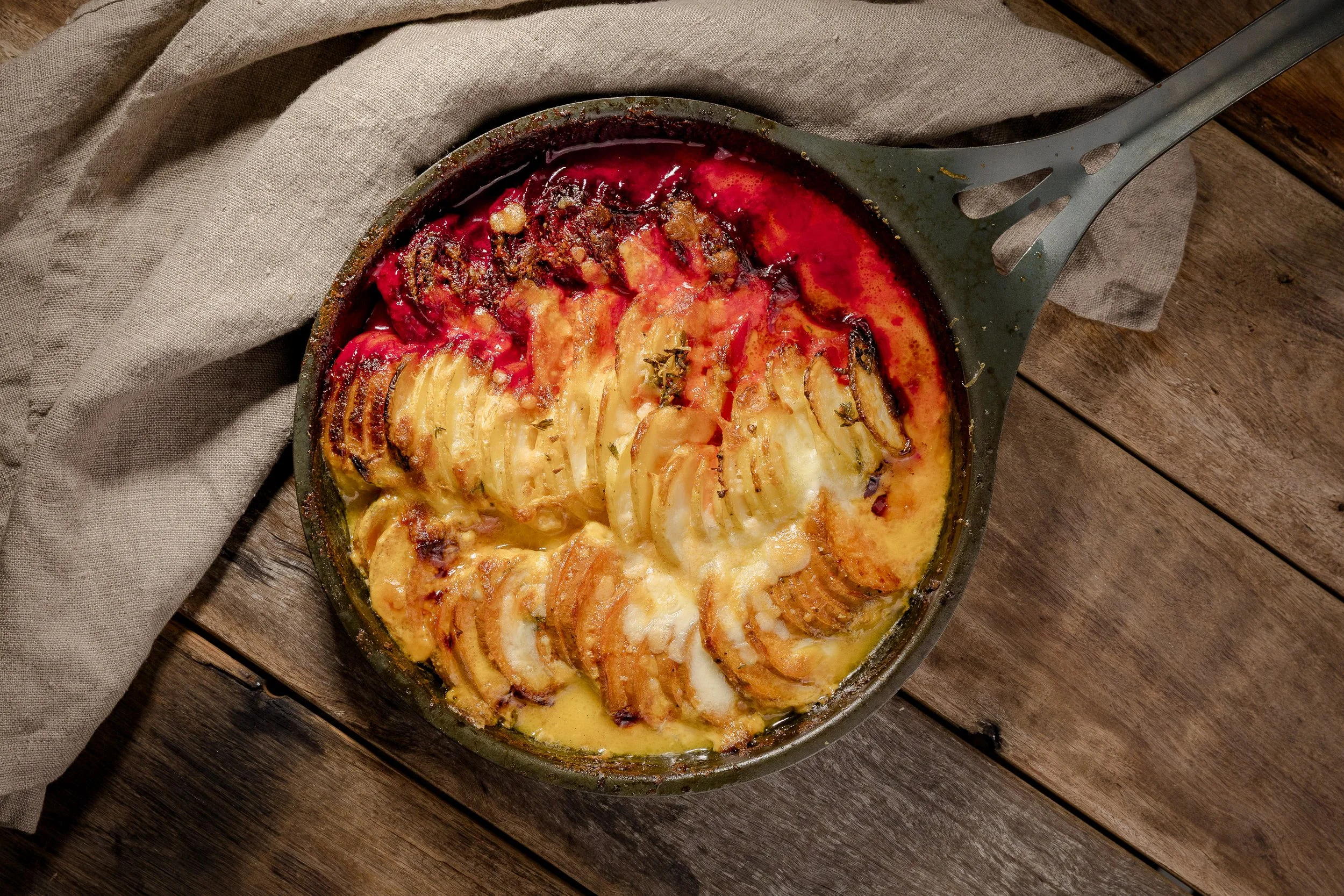 Rustic Cheesy Vegetable Gratin