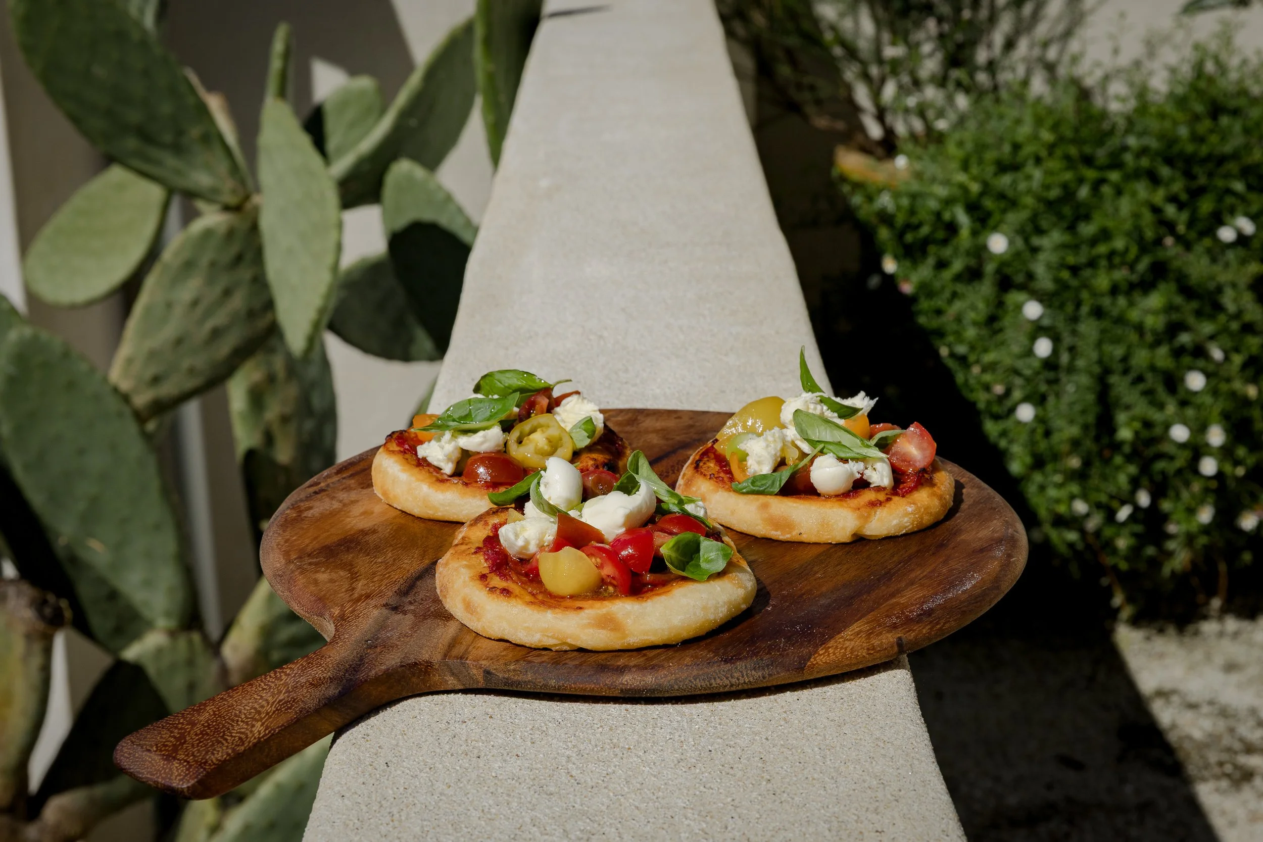 Mini Margarita Pizzas