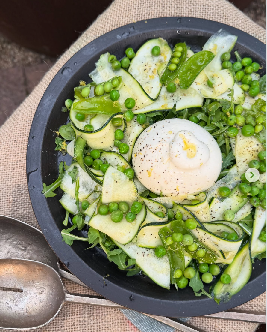 Zucchini, Pea &amp; Burrata Salad