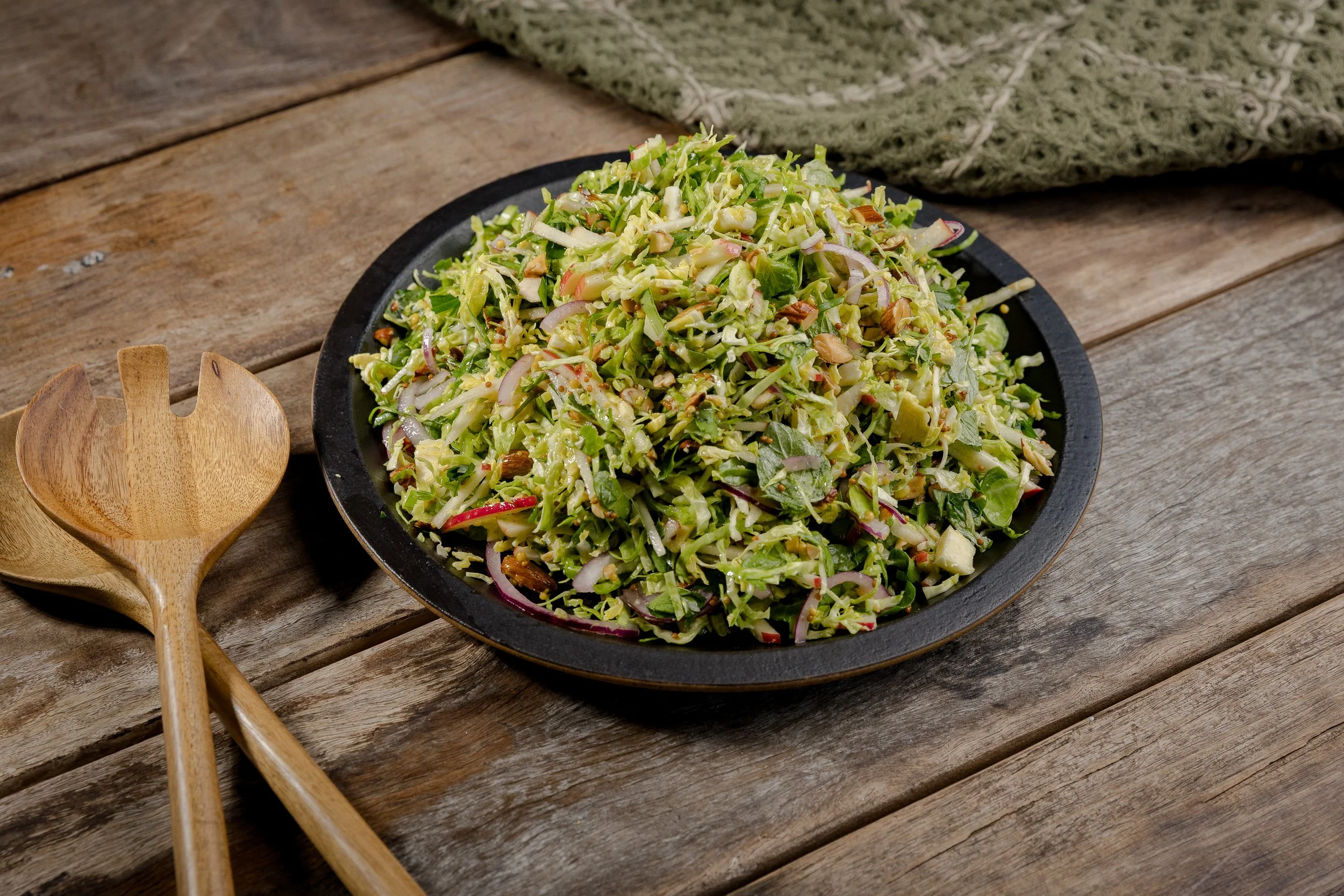 Honey Mustard Sprout Slaw