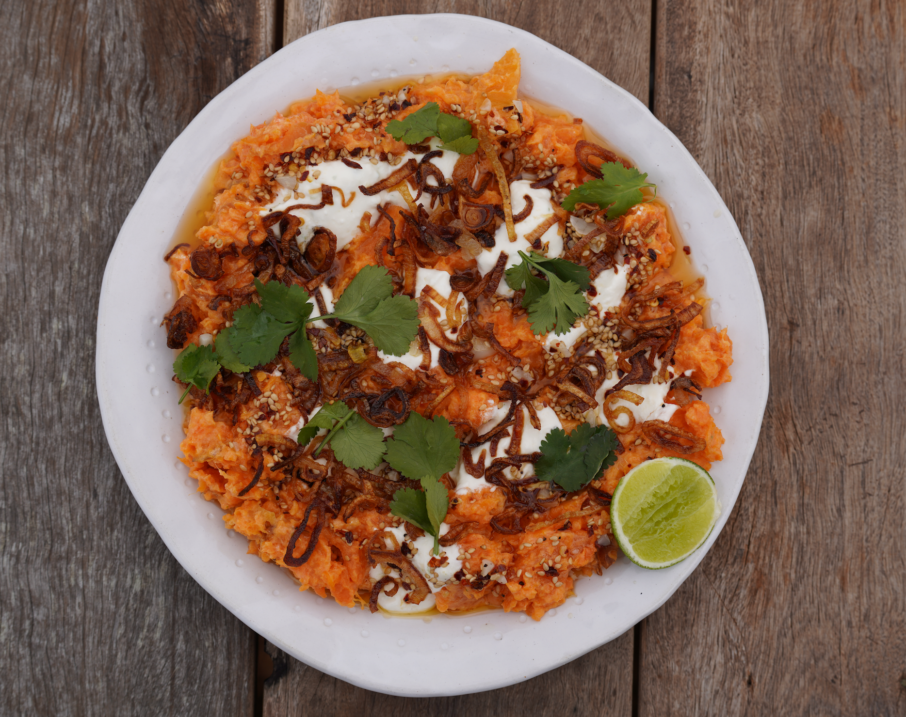 Sweet Potato Colcannon
