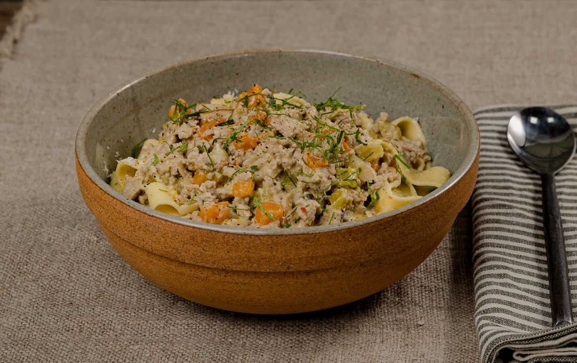 Pappardelle with White Ragu