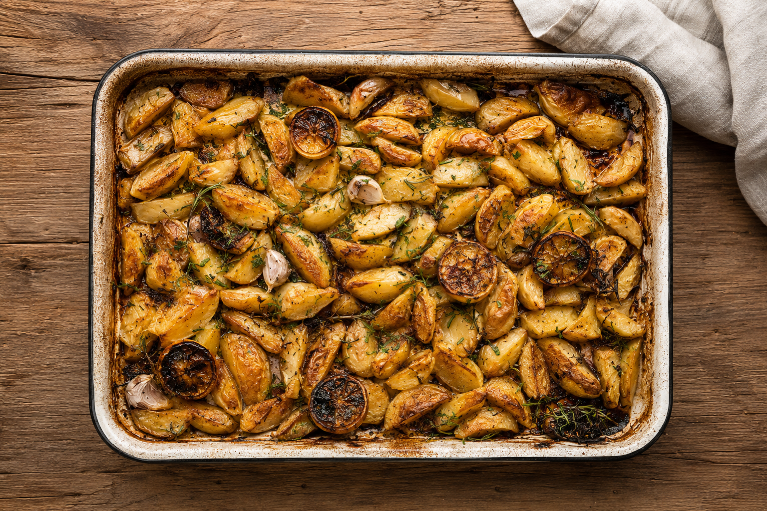 Olive Oil &amp; Stock Roast Potatoes