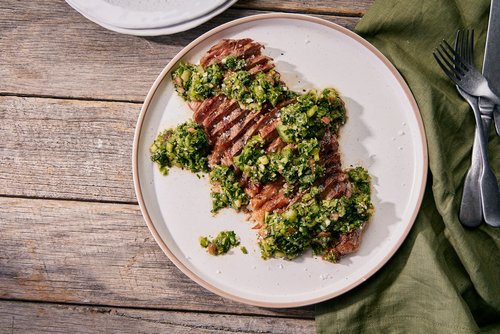 Grilled Steak with Hand-Chopped Salsa — Farm to Fork