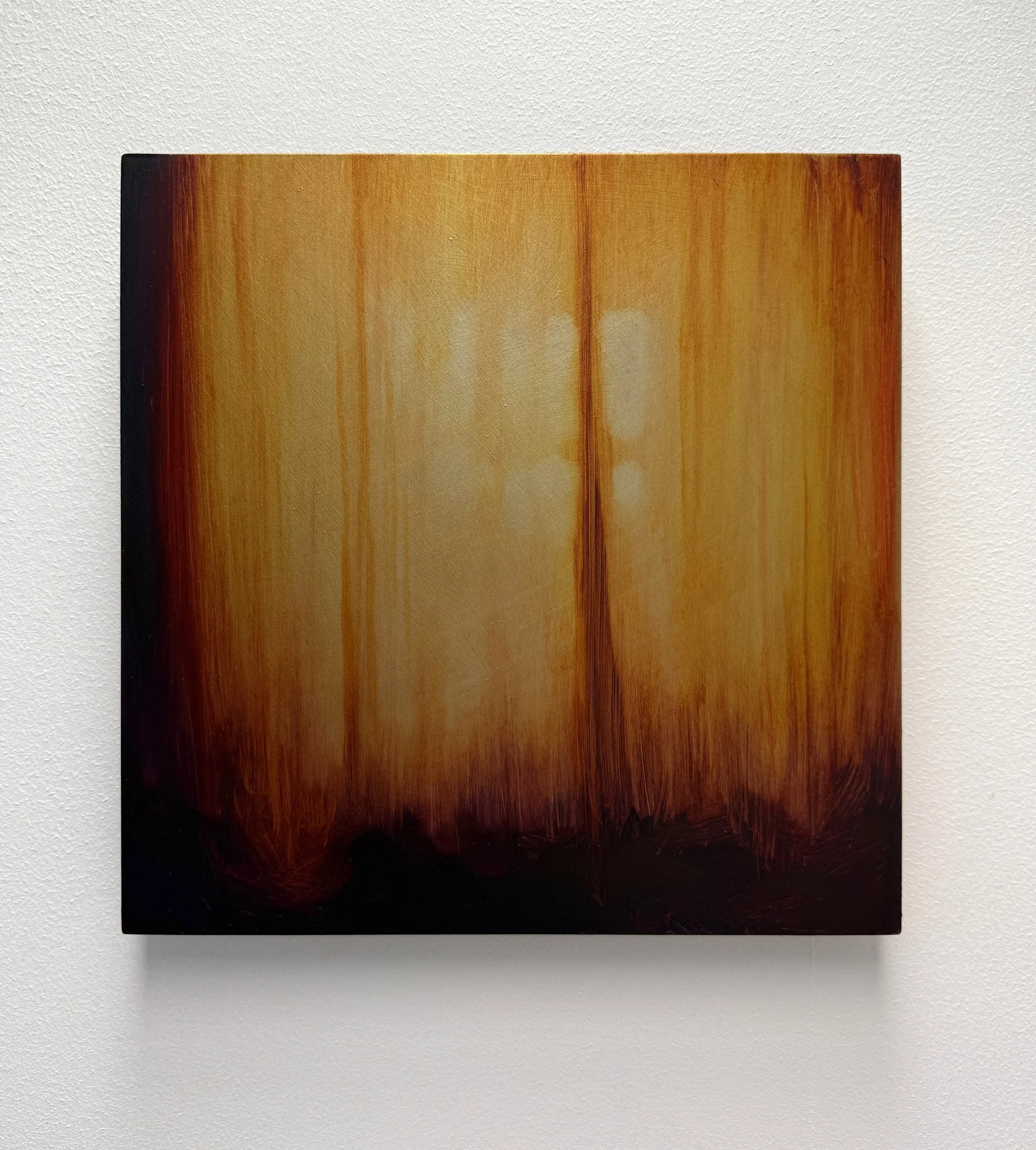   Barely Morning , oil on panel, 25 × 25 cm 