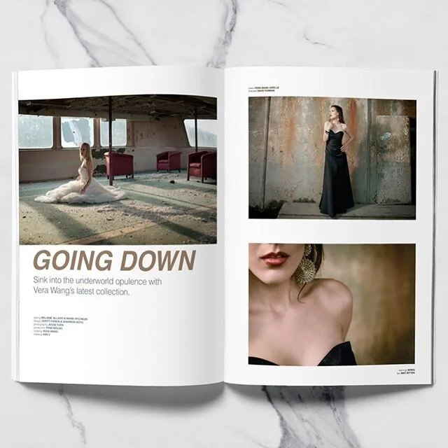 Collaborative editorial layout design, &lsquo;Going Under&rsquo;