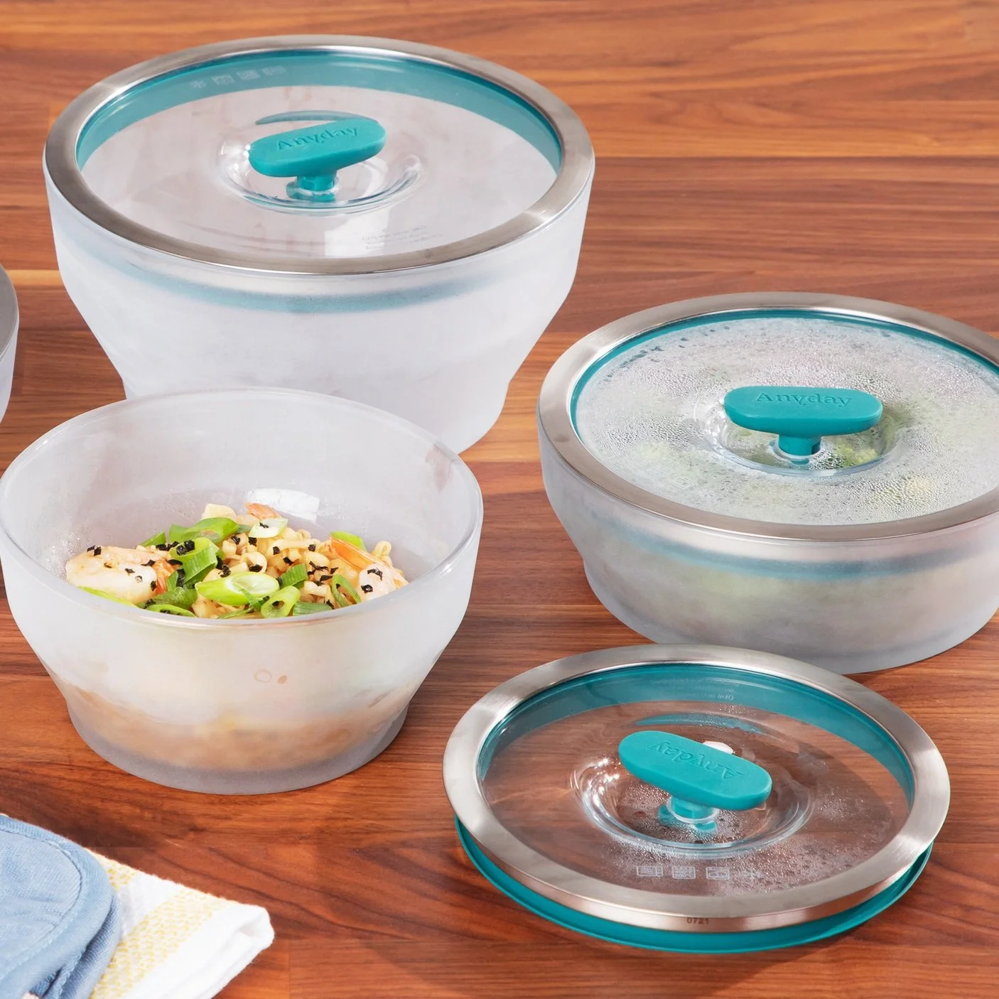 We made an entire meal in the microwave with this cookware