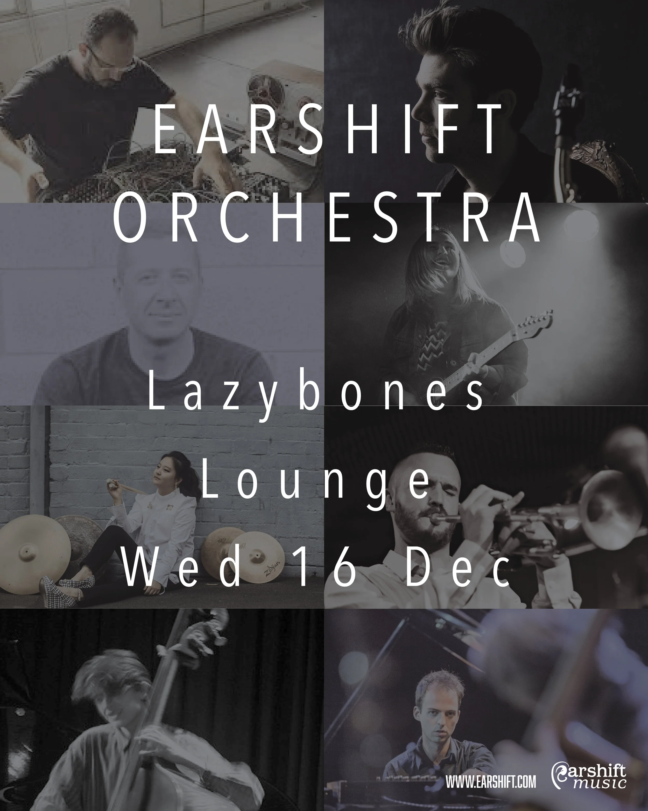 Earshift Orchestra: Aubade, Lazybones 16 Dec 