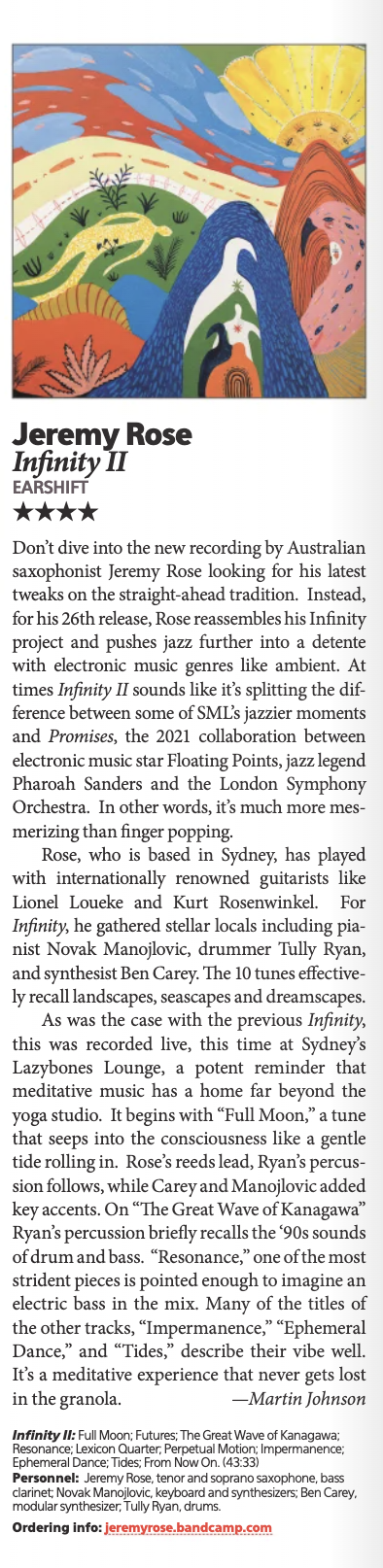 Infinity II ~ reviews