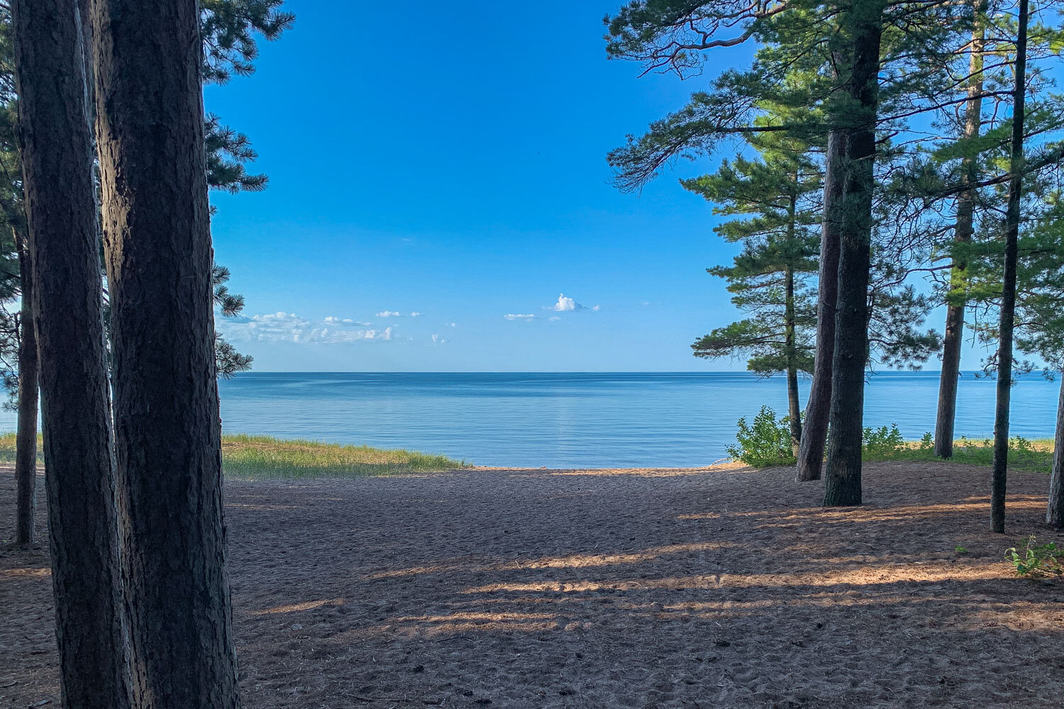 Little Presque Isle Trail on the shore of Lake Superior.