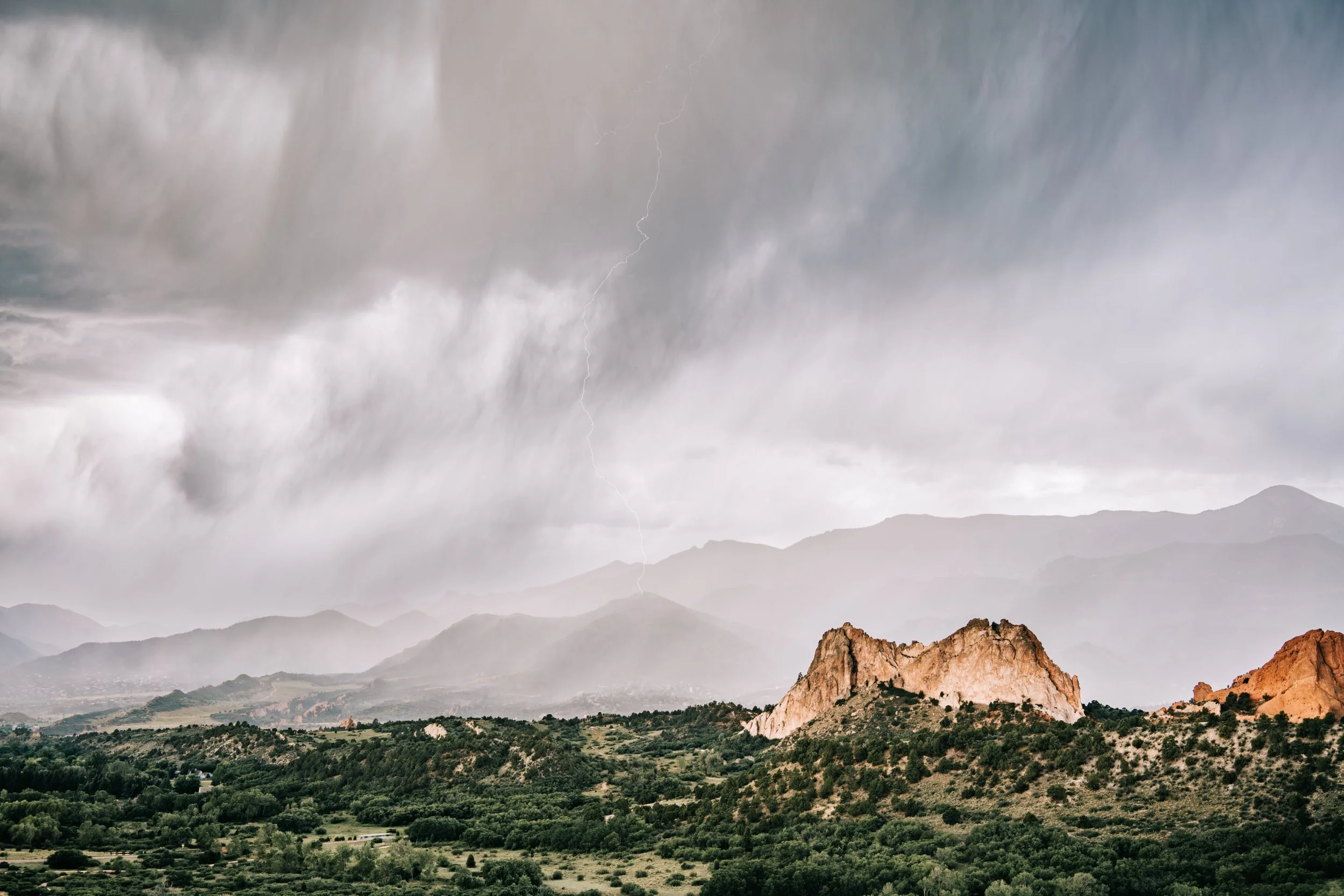 Garden of the Gods Rainstorm