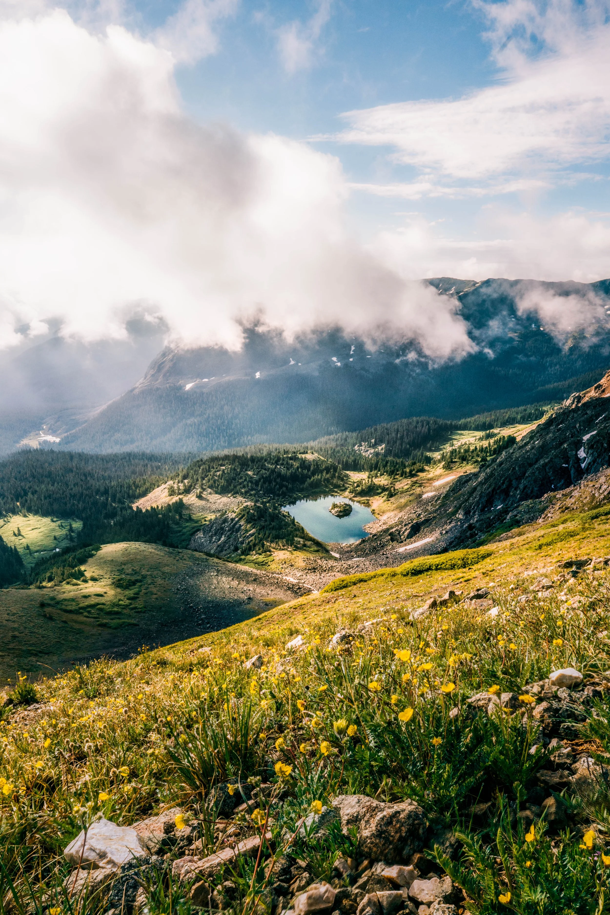 Alpine in the Clouds