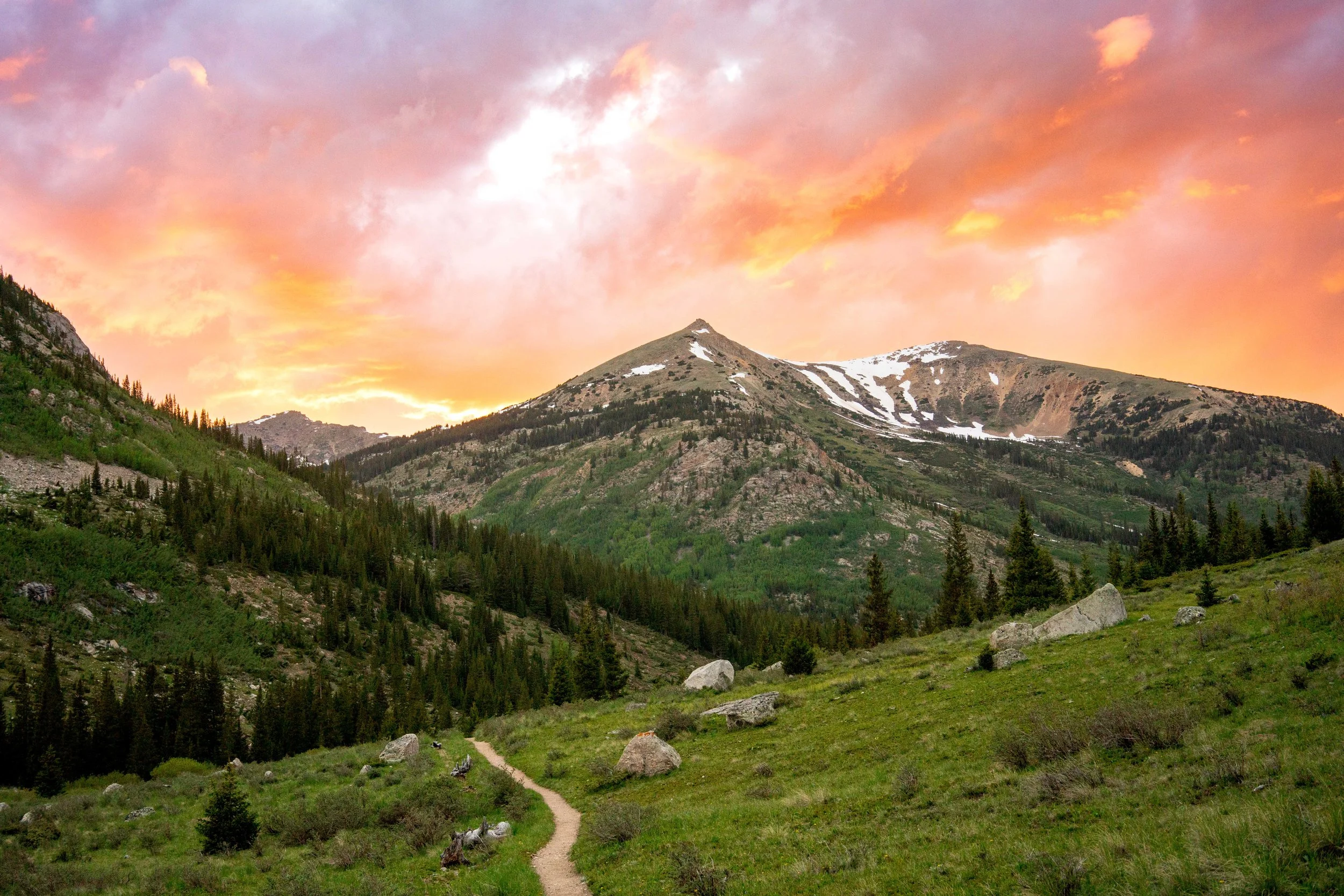 Alpine Sunset Glow