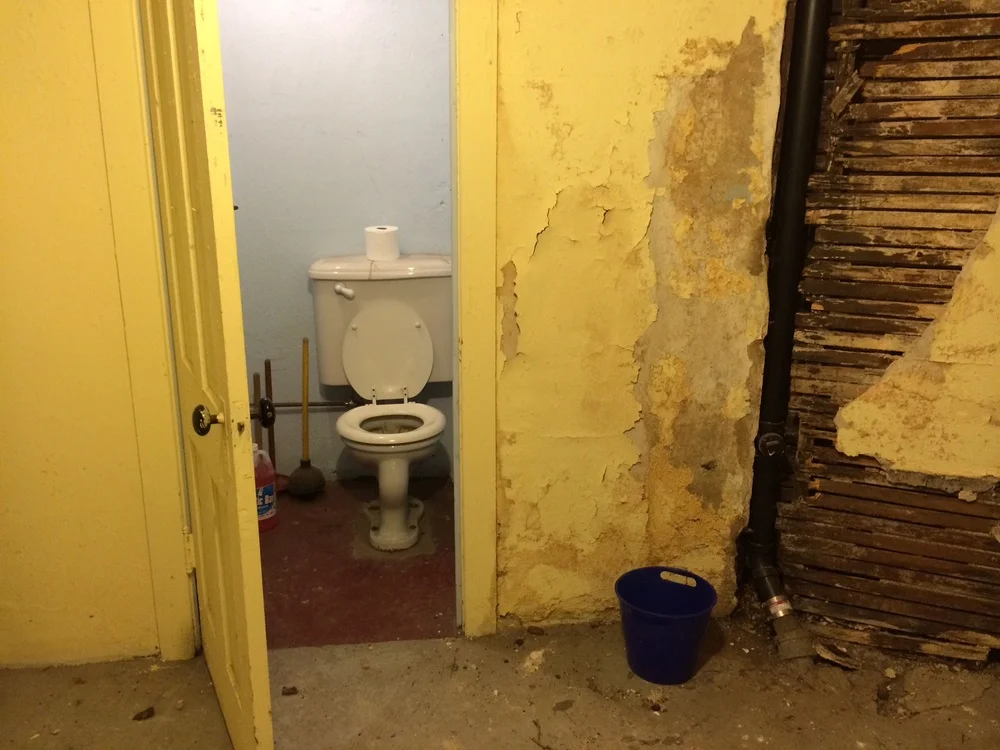 #40. Use the Basement Bathroom.