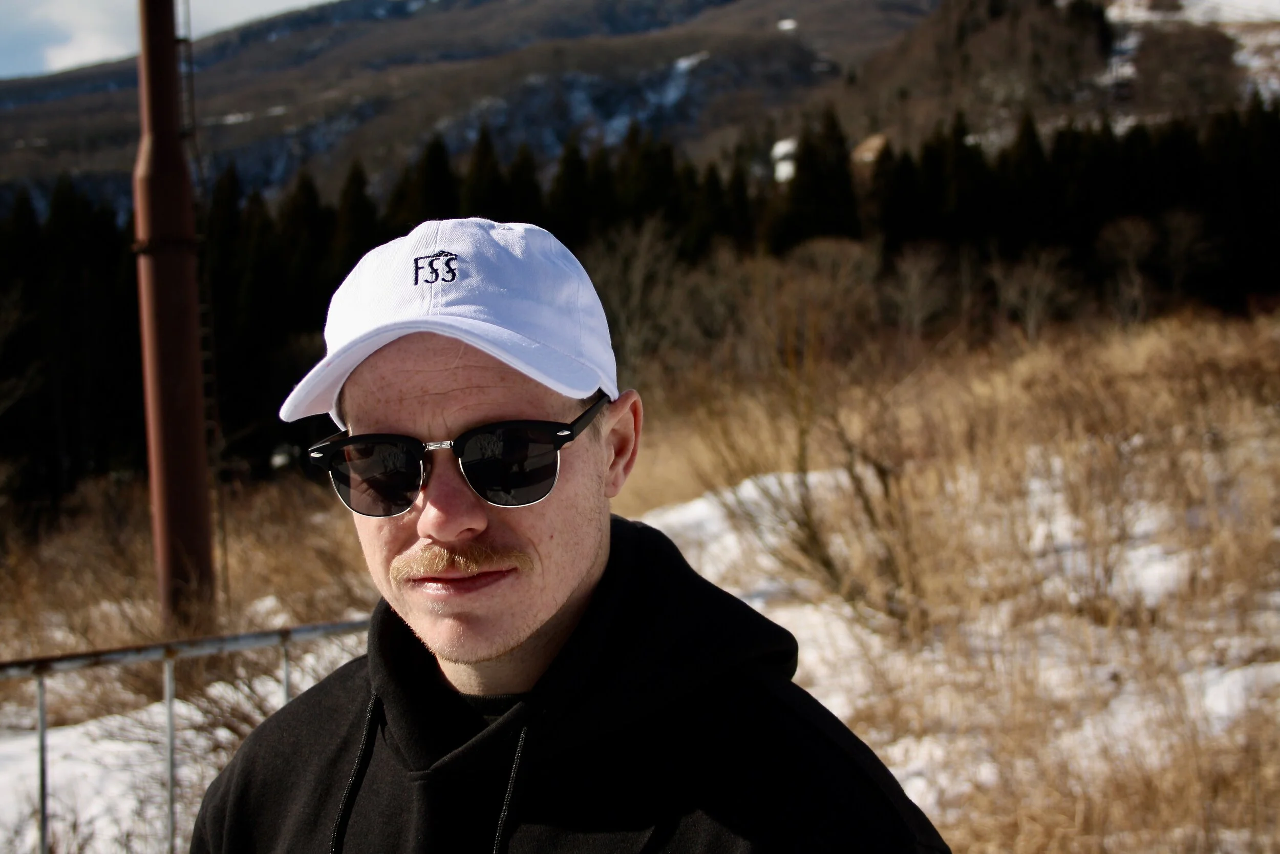 white dad sunglasses