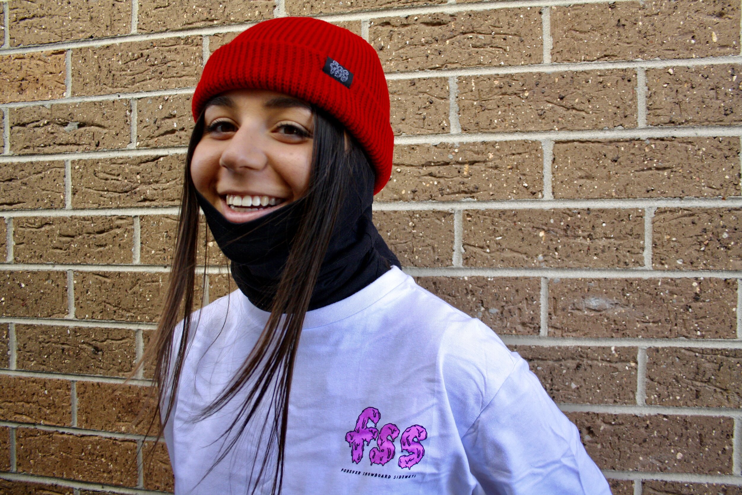 Red Short Beanie — Forever Snowboard 