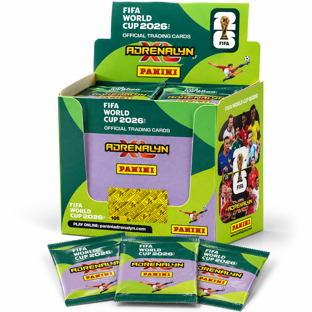 2026 PANINI ADRENALYN XL FIFA WORLD CUP CARDS – 50-PACK BOX (400 CARDS)