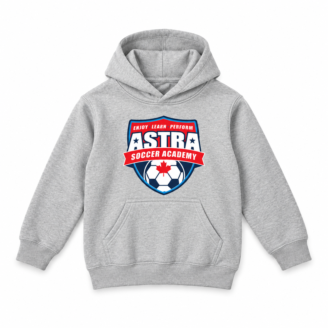 ASTRA Youth Crest Hoodie – Grey