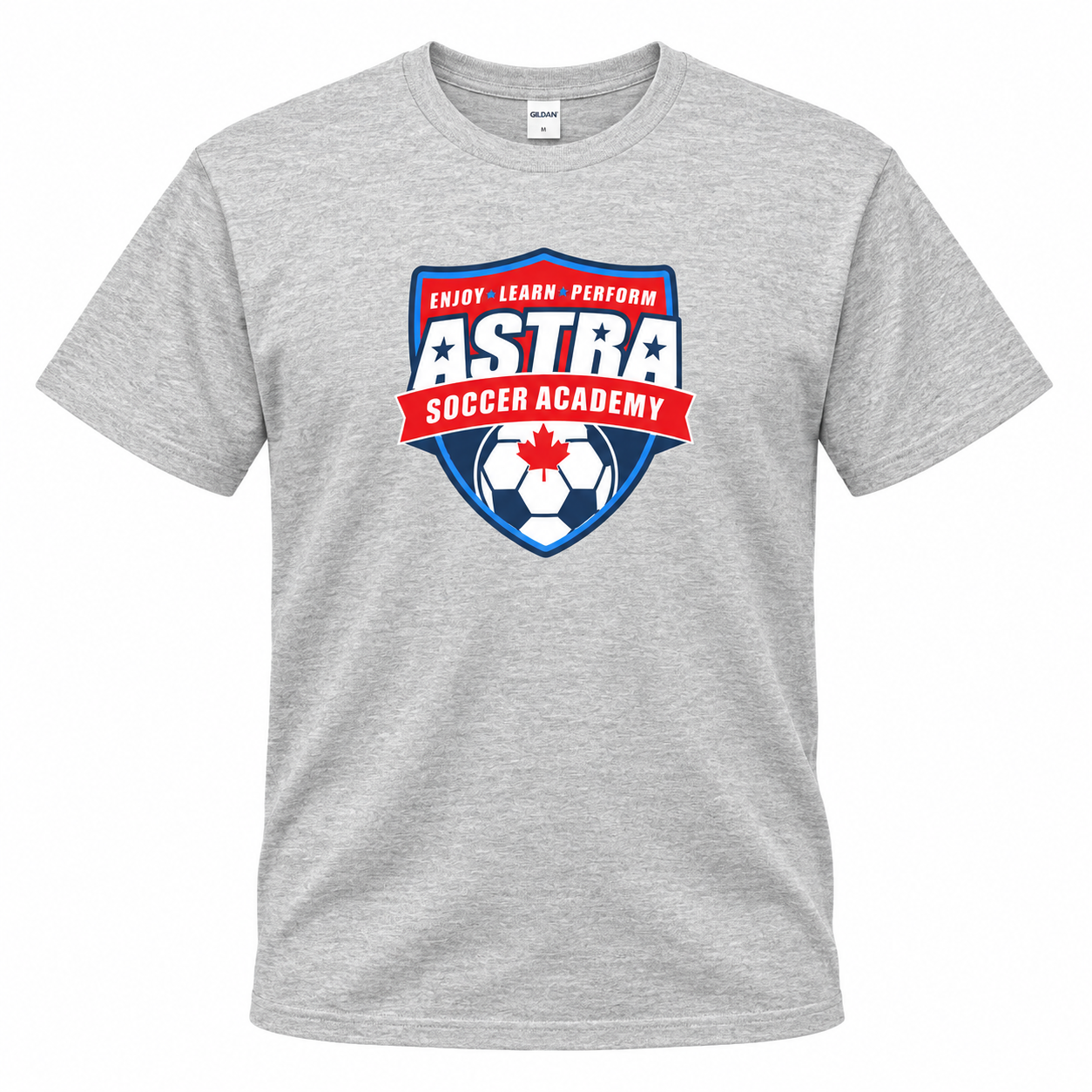 Adult Crest T-Shirt – Grey