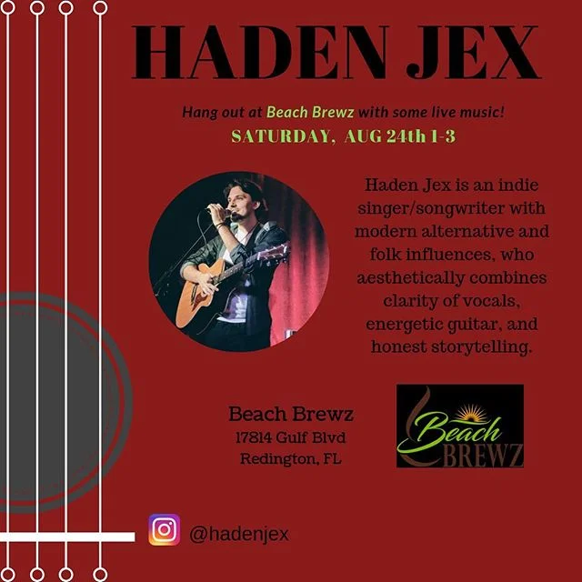 Fixed the date! This Saturday, Beach Brewz, 1-3 PM. We can get an open mic going on Saturdays if we get enough support. See you there!