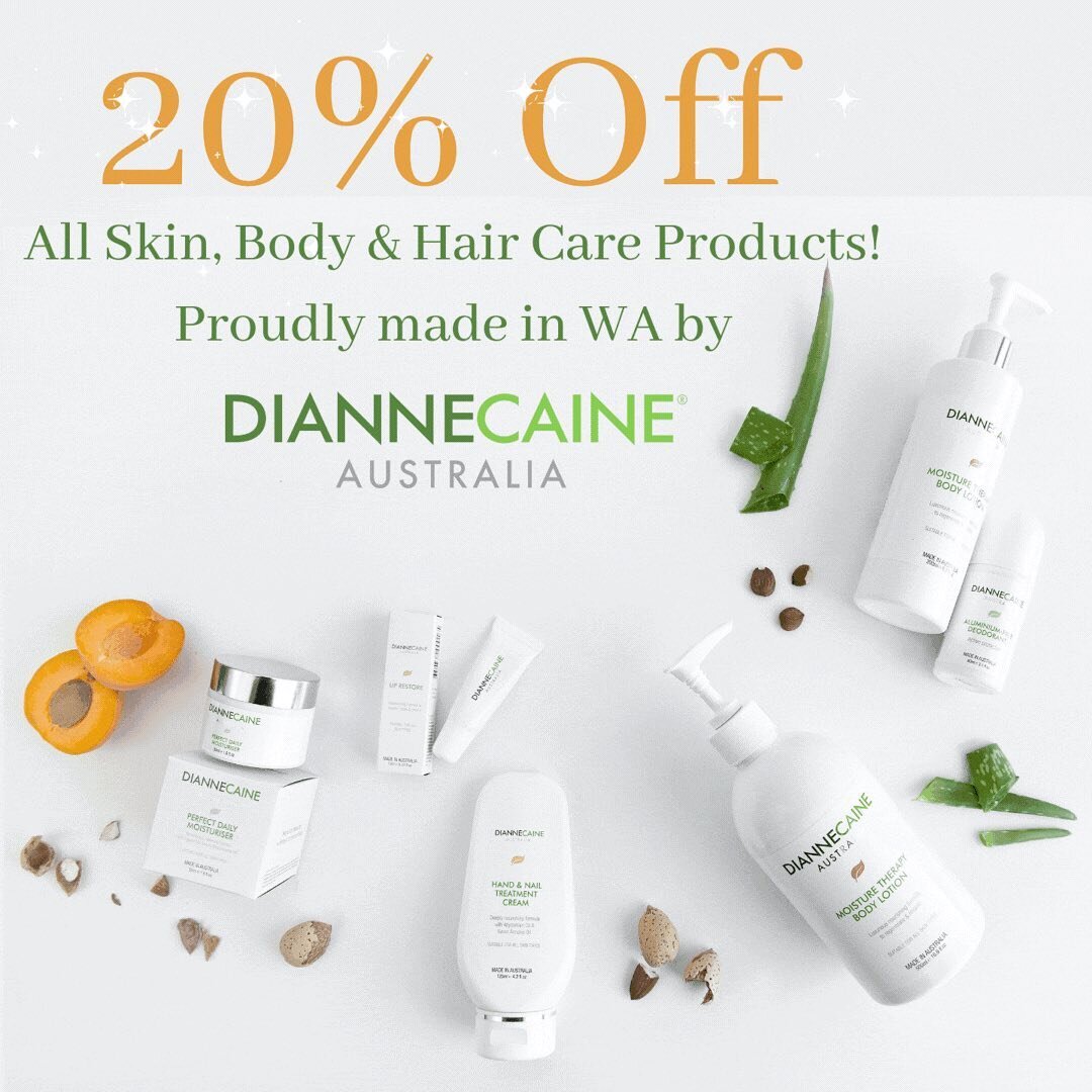 We&rsquo;re having an EOFY SALE!!! 20% off selected Dianne Caine products included! We have never done this before and we&rsquo;re very excited to be bringing you a sale this year! 
Hurry whilst stocks last!!! 

🤍
#diannecaineaustralia #skincaresale