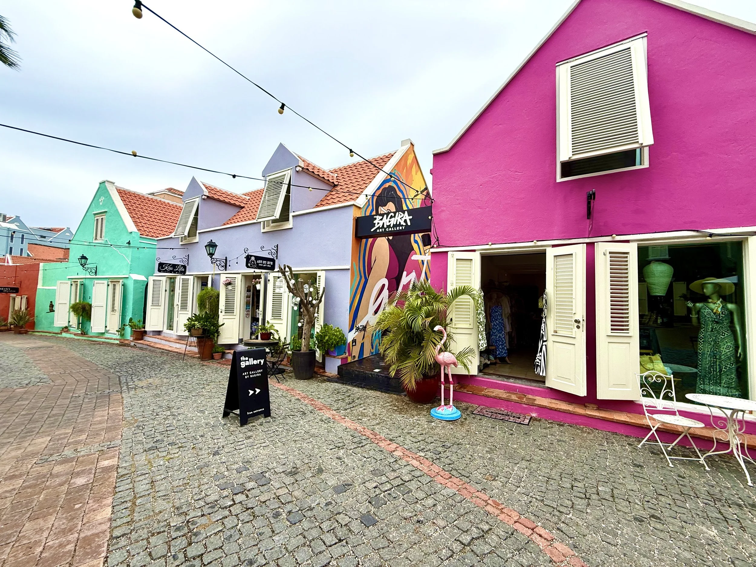 Colorful Buildings of Curacao