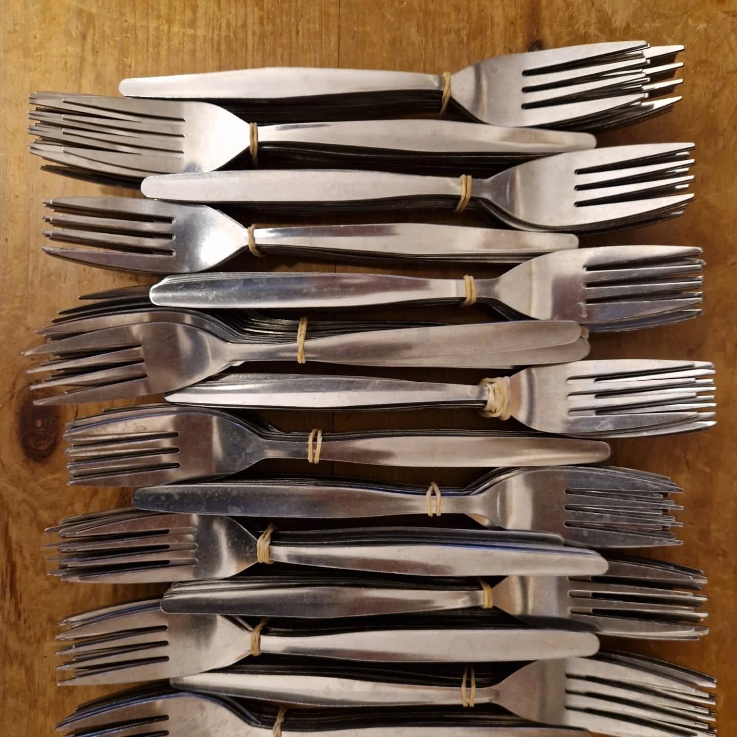 THANK YOU Coffee and Craft for donating a huge amount of cutlery after we've asked for forks on social media the other day. We're absolutely thrilled 😀