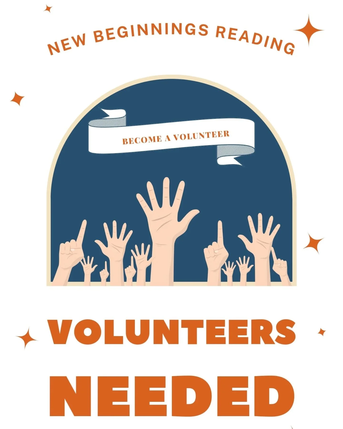 We Need You!

New Beginnings Reading is looking for regular volunteers to help us support those facing homelessness and hardship in our local community.

If you can offer empathy, kindness, and a few hours of your time, you could make a real differen
