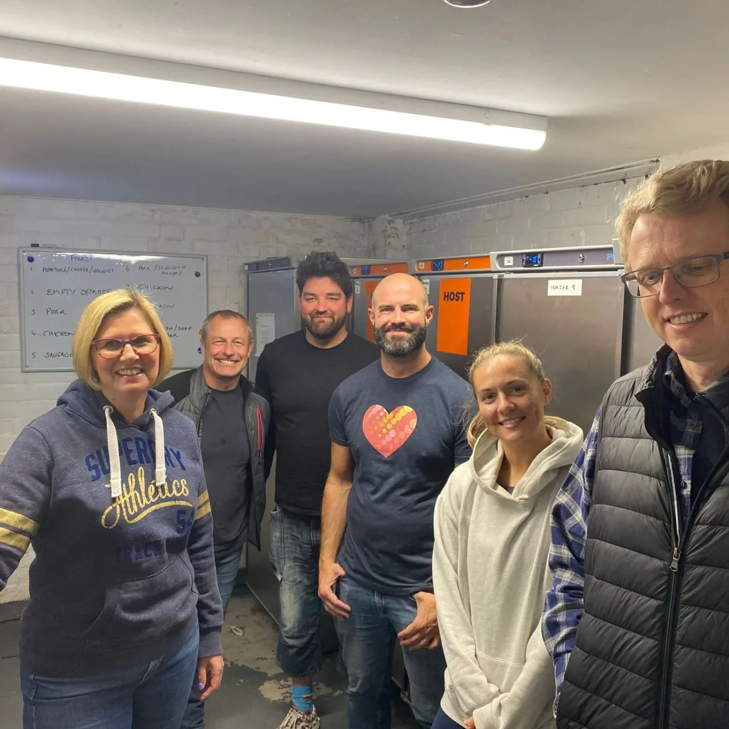 A massive shout-out to Blaise, Karen, Scotty, Matt, Rob and Robin from @microsoft 

They have come in this week and absolutely blitzed our chaotic freezers which are now nicely organised!

It was a huge job and then they even found the energy to clea
