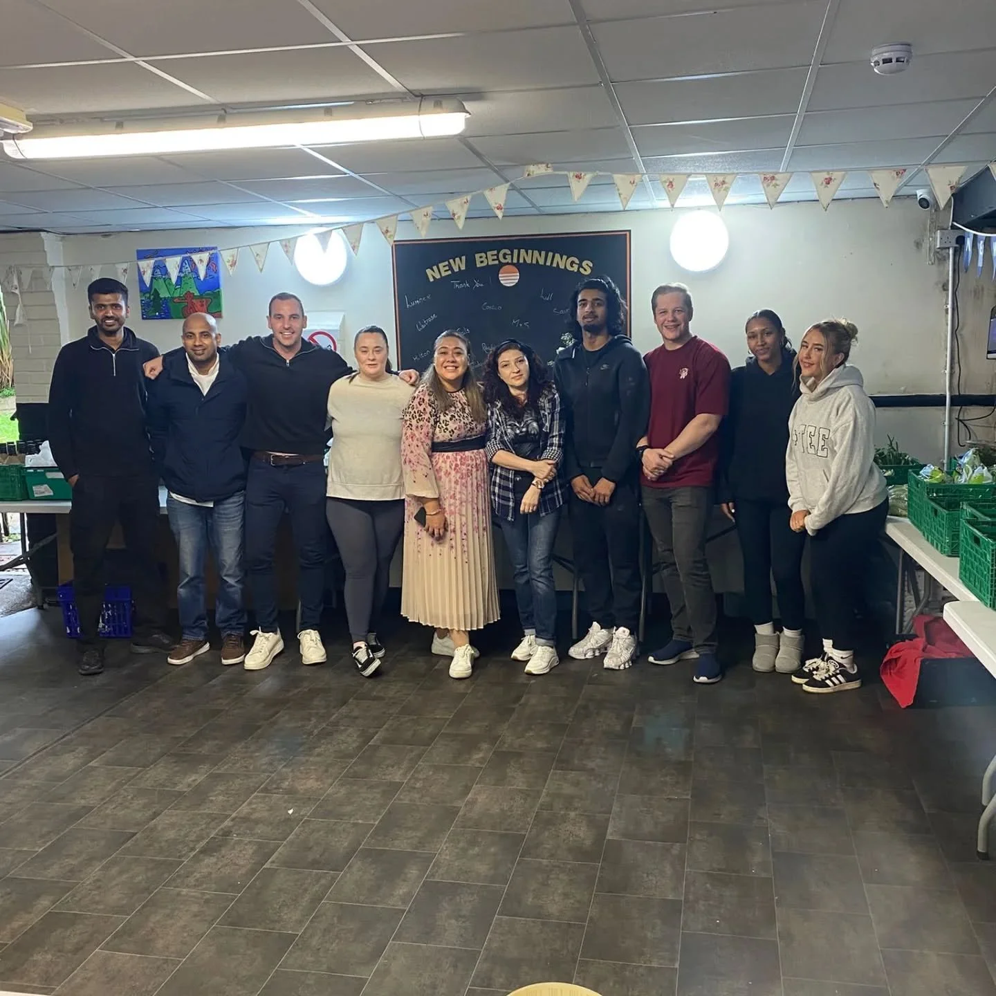 An absolutely huge shout out to the fantastic team from the Hilton Hotel, Reading.

The team came in today and tidied, reorganised and sorted our pantry! 

Thank you so much to Maddi, Rachel, David, Mebin, Catalina, Maddie, Mya, Tom and Mohammad!! Yo