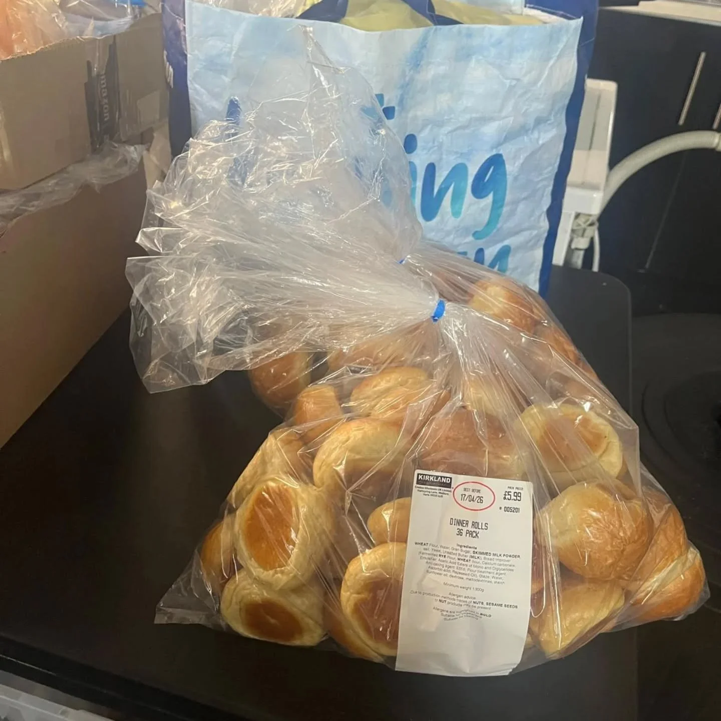 Thank you so much to Sam &amp; Katie-Mai from Basingstoke.

They came and donated 2 tents, bread rolls and toiletries. All of it was much needed so thank you very much. We're very grateful 🙏🏻🥲