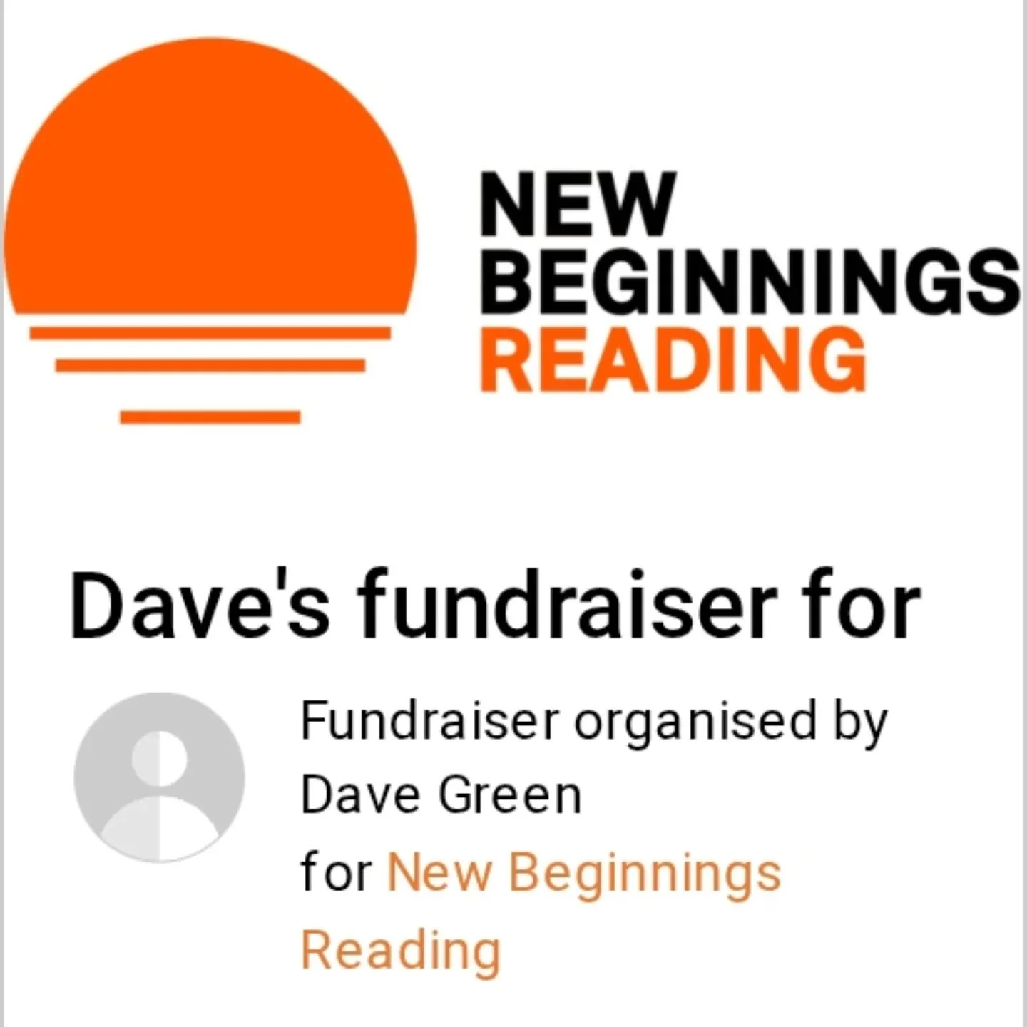 Our wonderful Operations Manager Dave is doing a fundraising walk to support our vital work in the community in Reading. He will be joined by Jason, one of our volunteers and Steven, a friend and local resident for the walk.

We'd love it if you'd be