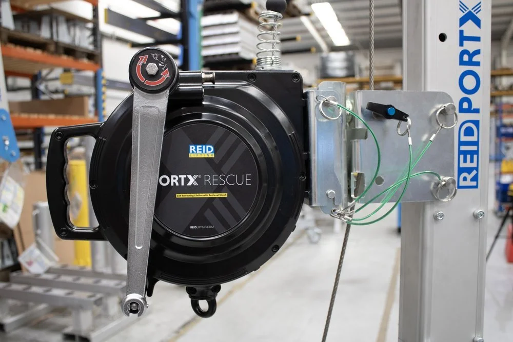 Support antichute à rappel automatique PORX Rescue