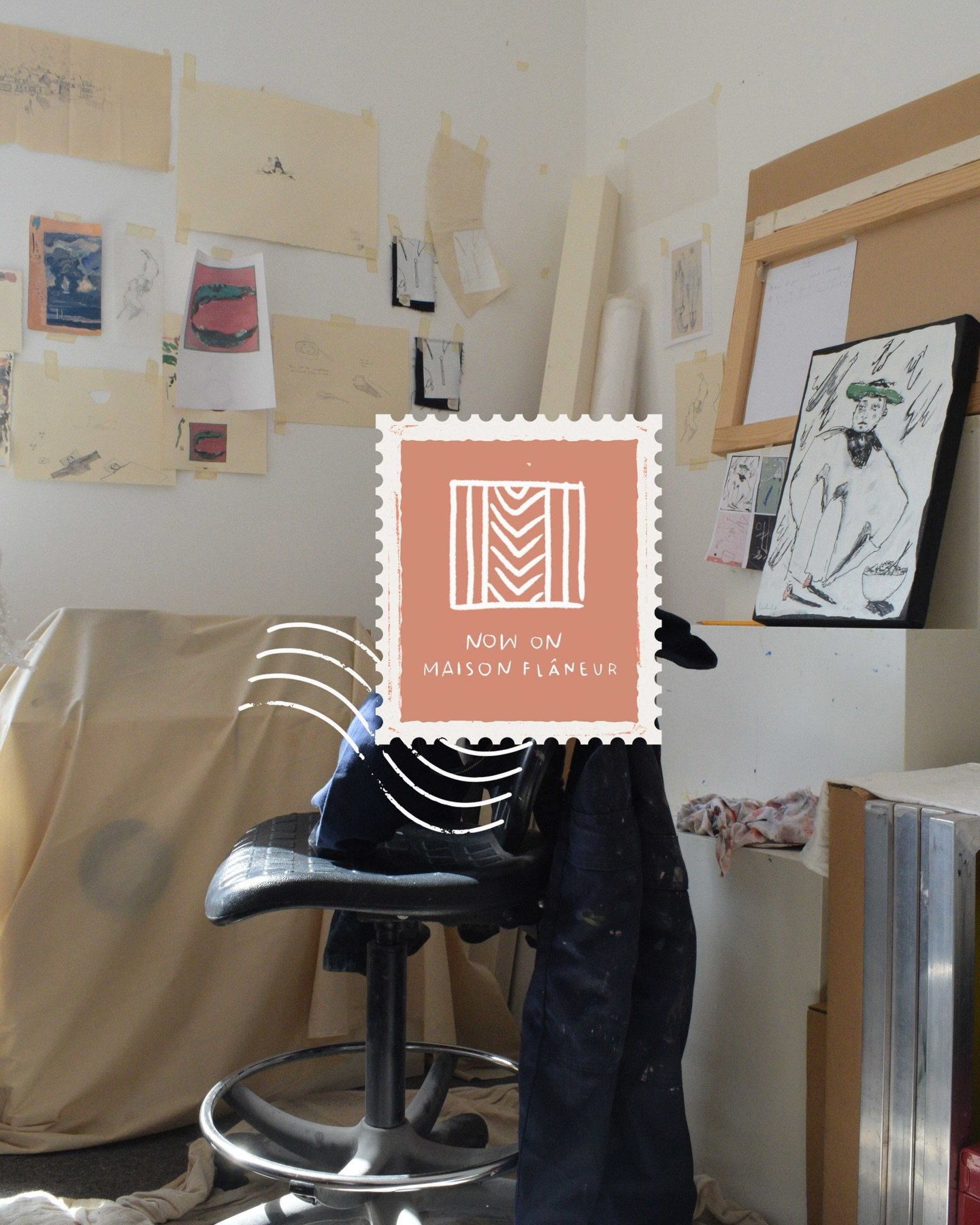 A few of my pieces are now available through the lovely @maison_flaneur 🍐💌