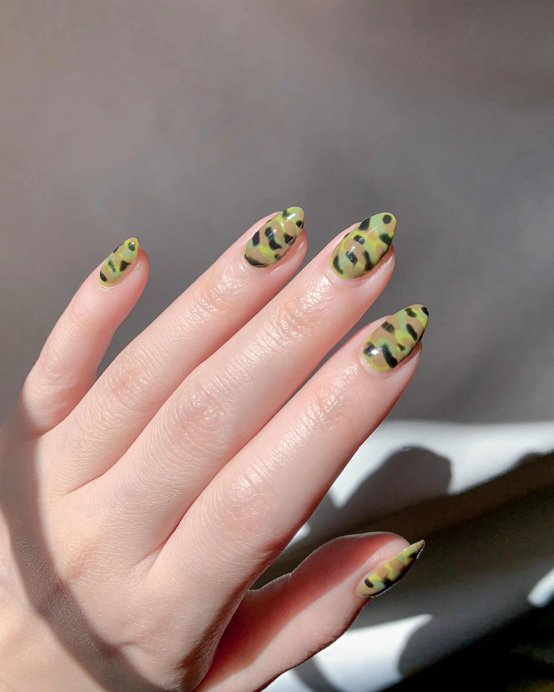 Camo Nail Art