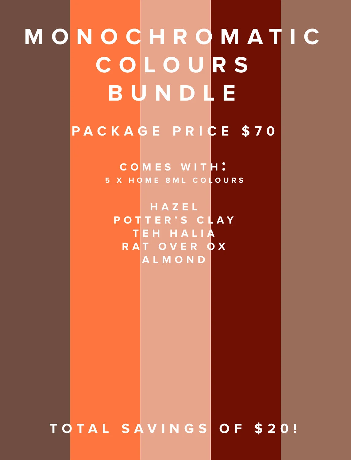 Monochromatic Colours Bundle
