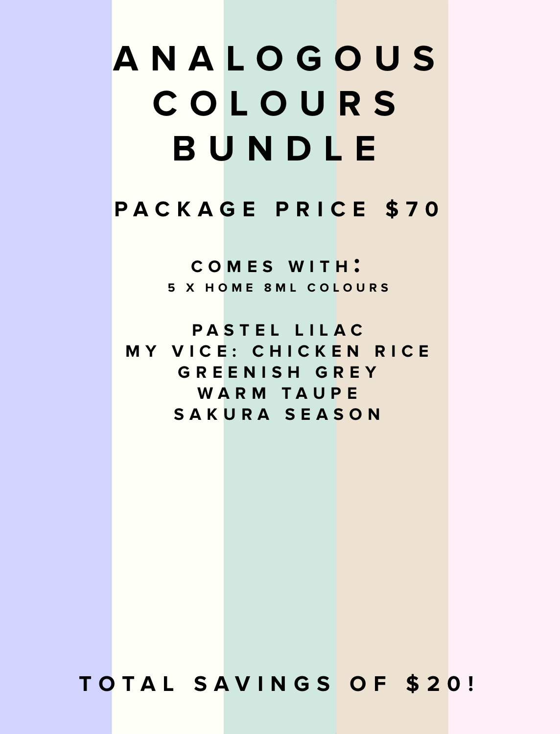 Analogous Colours Bundle