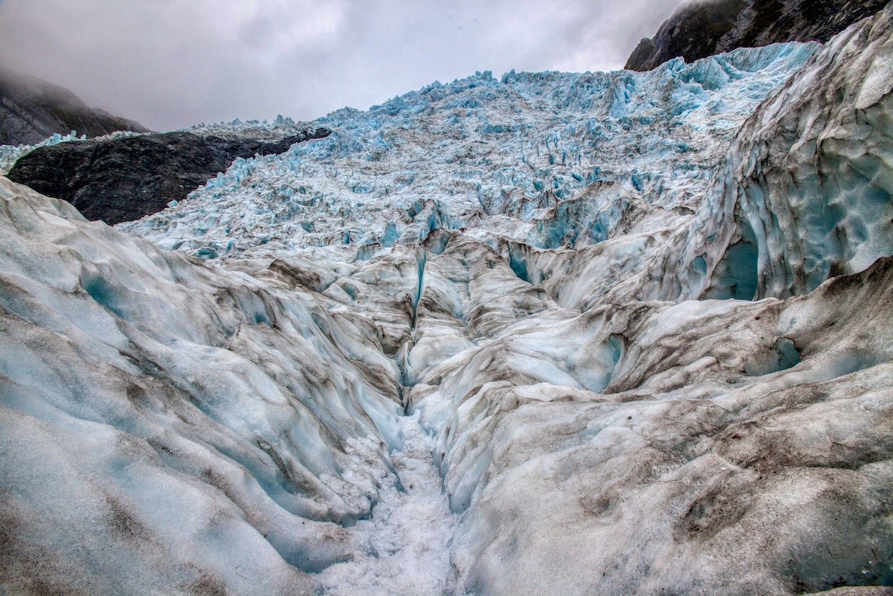   Franz Josef Glacier, New Zealand (ISO 640, 16 mm,  f /10, 1/1000 s)  