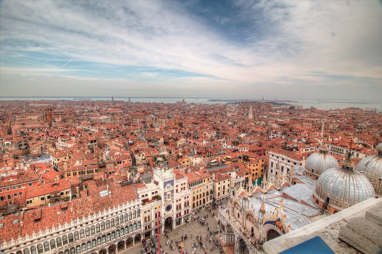Venice, Italy (View from the Campanile) (ISO 100, 10 mm, f /11, 1/60 s)