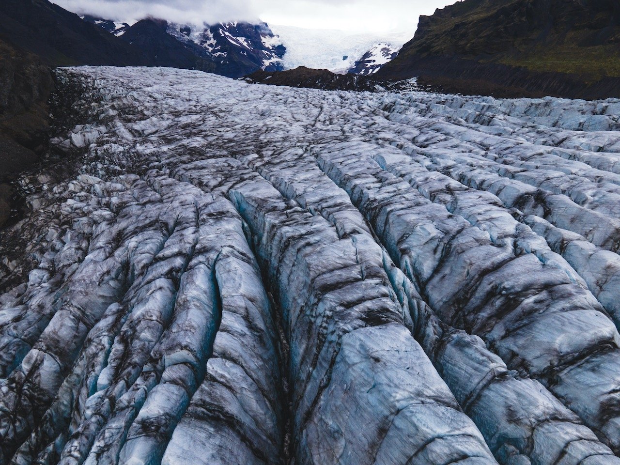   Svínafellsjökull Glacier, South Coast, Iceland (ISO 130, 4.5 mm,  f /2.8, 1/15 s)  