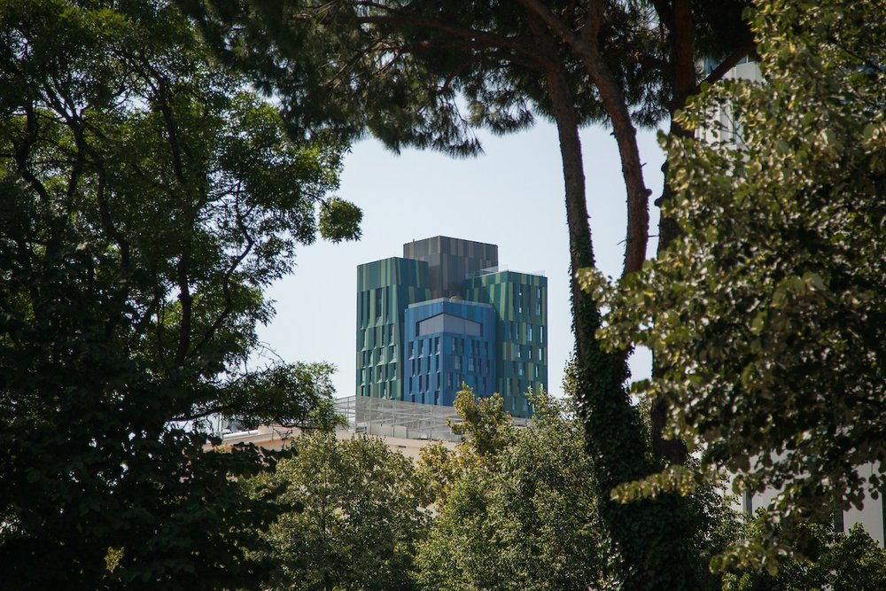   4ever Green Tower, Tirana, Albania (ISO 800, 105 mm,  f /4.0, 1/6400 s)  