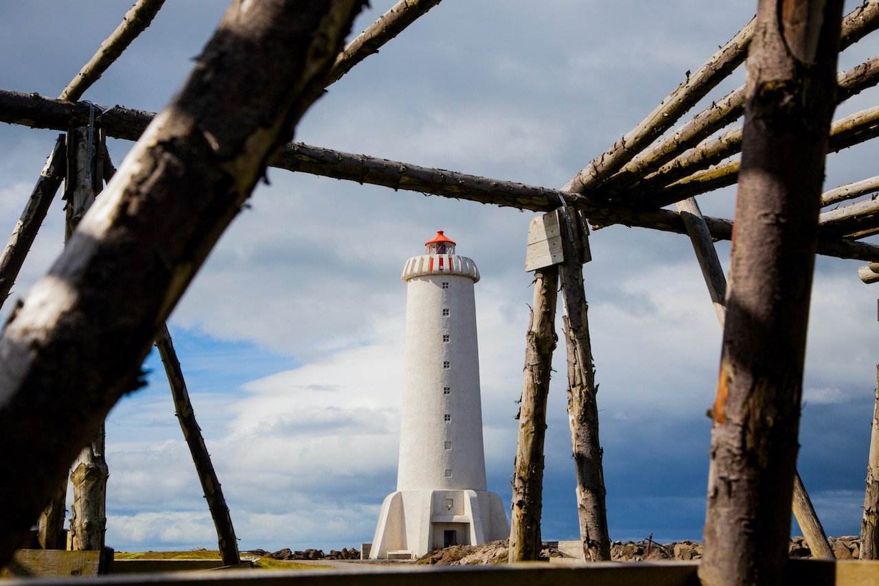   Old Akranes Lighthouse (ISO 200, 50 mm,  f /8, 1/1000 s)  