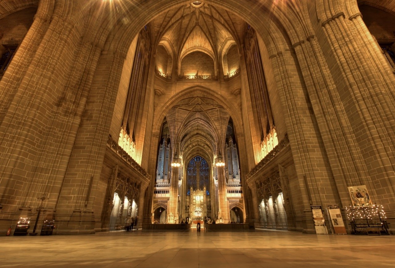   Liverpool Cathedral, Liverpool, England (ISO 800, 10 mm,  f /22, 8 s)  