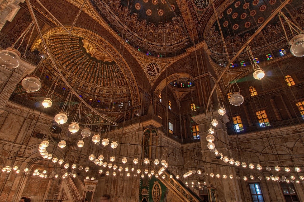   Mosque of Muhammad Ali, Cairo, Egypt (ISO 1600, 12 mm,  f /11, 1/15 s)  