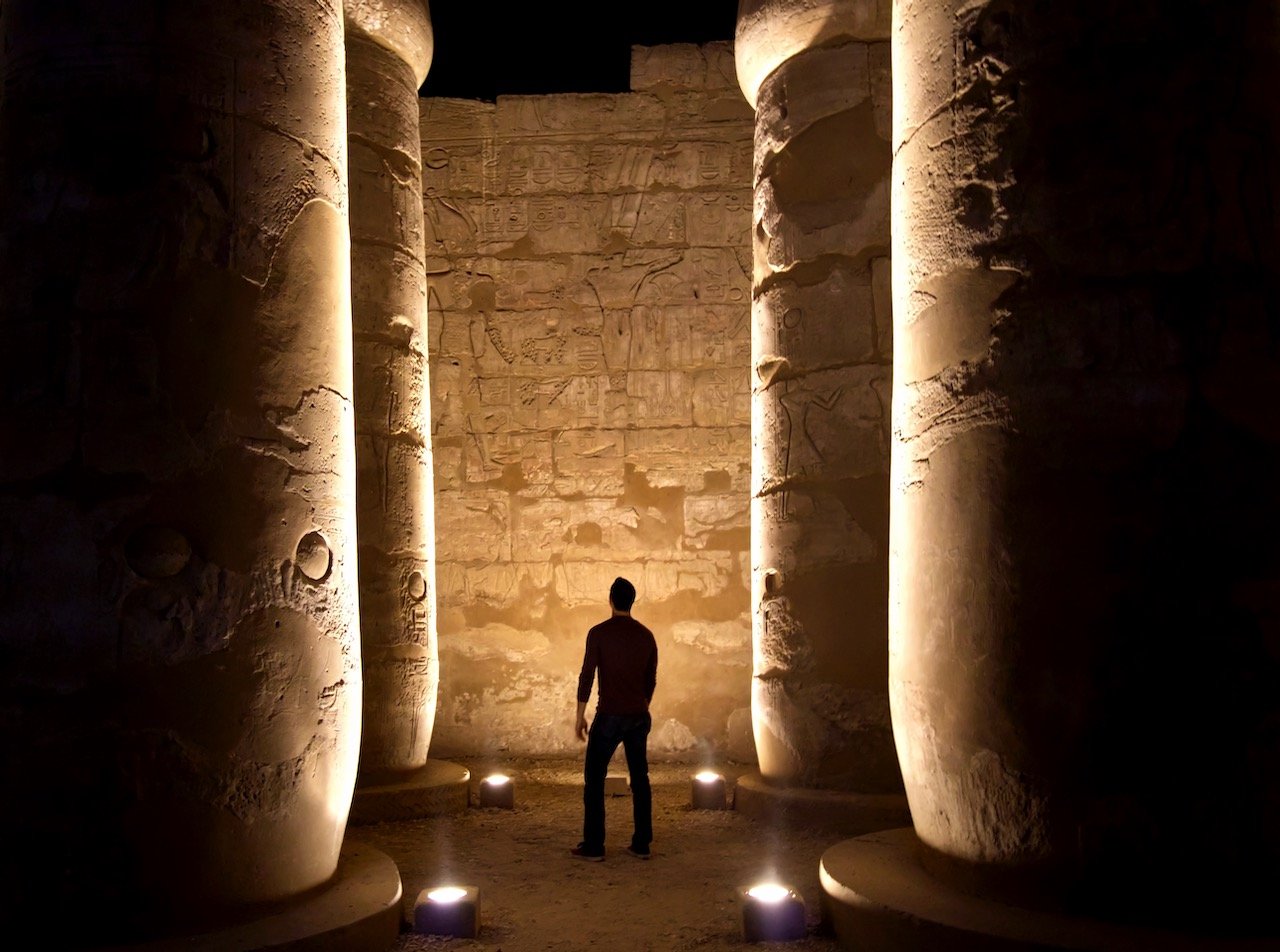   Luxor Temple, Luxor, Egypt (ISO 1600, 16 mm,  f /5.6, 1/10 s)  