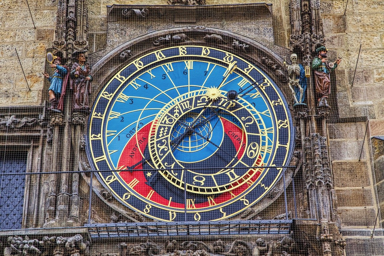   Astronomical Clock, Old Town Square, Prague, Czech Republic (ISO 800, 84 mm,  f /9, 1/250 s)  