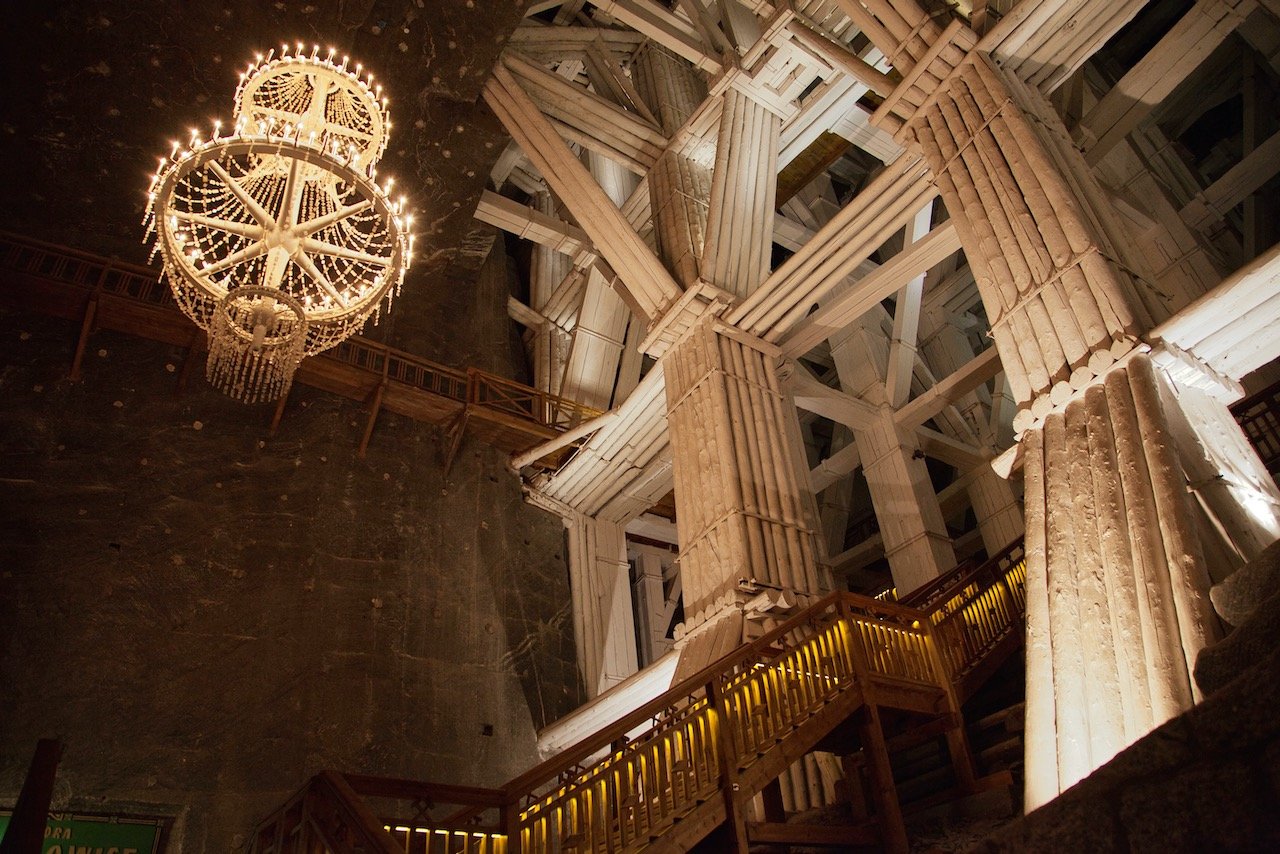   Wieliczka Salt Mine, Kraków, Poland (ISO 2000, 24 mm,  f /4, 1/10 s)  